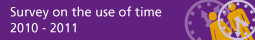 Survey on the use of time 2010-2011