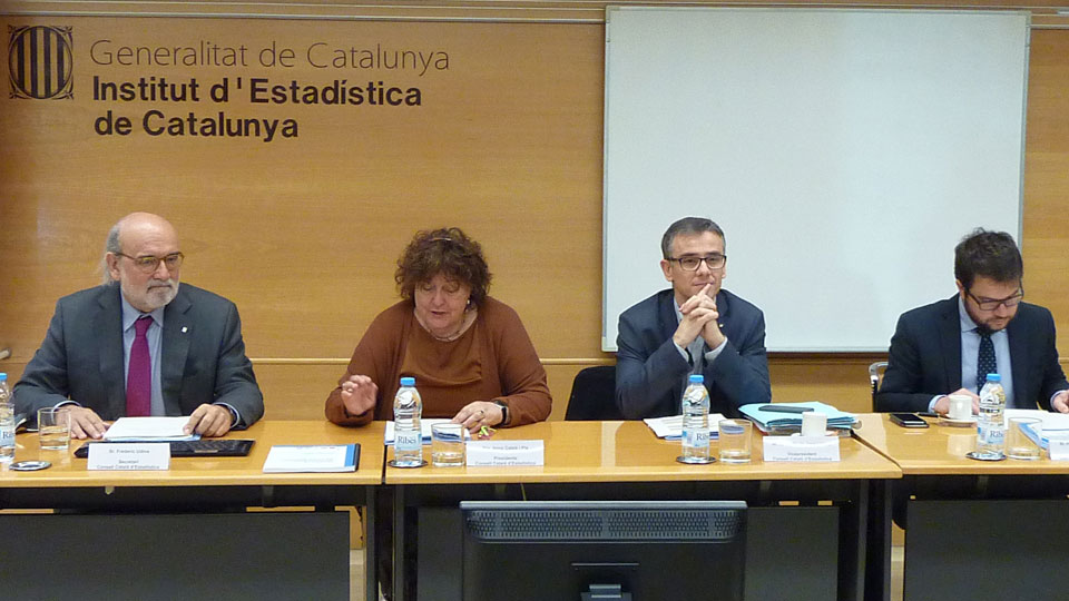 Reunió del Consell Català d'Estadística (10 de novembre de 2016)