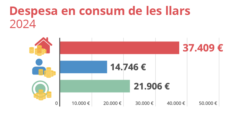 Despesa en consum de les llars. 2024 