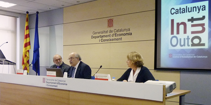 Acte de presentació del nou Marc Input-Output de Catalunya amb any de referència 2011