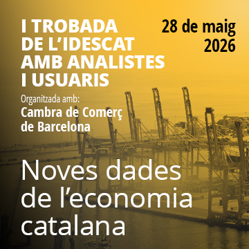 I Trobada de l'Idescat amb analistes i usuaris