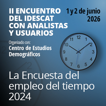 II Encuentro del Idescat con analistas y usuarios