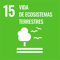 Objetivo 15: Vida  de ecosistemas terrestres